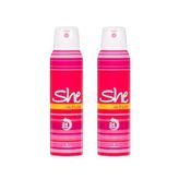 She Is Fun 2x150 ml Kadın Deodorant
