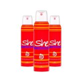 She Is Love 3x150 ml Kadın Sprey Deodorant