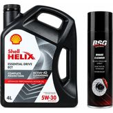 Shell Helix Essentıal Drıve Ect Dpf 5W-30 4 Litre + Balata Spreyi 500 ml