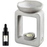 Shemsa Naturals Buhurdanlık Seti ( Concart + Purefume Blue Moon - 30 ml )