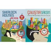 Sherlock Holmes Gibi Düşün & Çalıştır Saksıyı: Beyni Geliştirmek İçin Oyunlar, Aktiviteler ve İpuçları (2 Kitap Set)