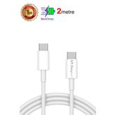 Shinytech USB-C Şarj Kablosu 2m – iPhone 15/16/17 ve Android Uyumlu Hızlı Type-C Kablo