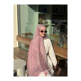 Shiraa Soft Pembe Kaşmir Şal