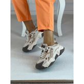 SHOEMARK Cool Bağcıklı Bej Kadın Sneaker