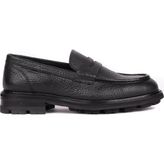 Shoetyle - Hakiki Deri Siyah Renk Günlük Erkek Ayakkabı 500-7068