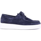Shoetyle - Hakiki Süet Deri Lacivert Renk Günlük Erkek Ayakkabı - 115-K512-1065