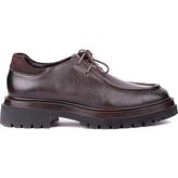 Shoetyle - Kahverengi Hakiki Deri Bağcıklı Günlük Erkek Ayakkabı 115-K600