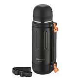 Shotay Take Trip 1200 ML Siyah Çelik Termos