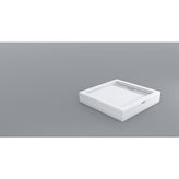 Shower 100 cm x 100 cm Drop Kare Panelli Duş Teknesi