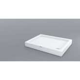 Shower Dikdörtgen Flat 85x100 cm Duş Teknesi