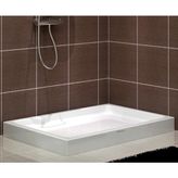 Shower Dikdörtgen Monoblok 90x190 cm Duş Teknesi