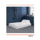 Shower Kare Monoblok 110x110 cm Duş Teknesi