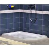 Shower Oval Asimetrik Flat 90x100 cm Duş Teknesi