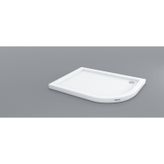 Shower Oval Asimetrik Flat 90x110 cm Duş Teknesi