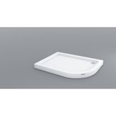 Shower Oval Asimetrik Monoblok 80x160 cm Duş Teknesi