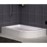 Shower Oval Asimetrik Monoblok 90x120 cm Duş Teknesi