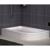 Shower Oval Asimetrik Panelli 80x110 cm Duş Teknesi