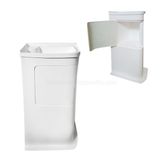 SHUIVAN Karavan Banyo Lavabo ve Dolap Set - Beyaz