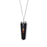 Shungite - Çakra Doğal Taş Kolye