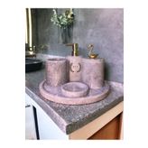 SİA ART DESİNG 5'li Mermer Banyo Set