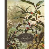 Side-By-Side Graph Notebook: Notebook with 5x5 Graph & Lined Split Pages for Notes, Sketching, Math & Designing with 108 Cream Pages & Vintage Scientific Ladybug Cover