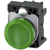Siemens 3SU1106-6AA40-1AA0 Yeşil Sinyal Lambası