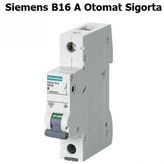 Siemens B16 16 Amper Otomat Sigorta