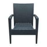 Siesta Miami Koyu Gri Tekli Koltuk