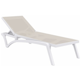 Siesta Pacific Beyaz Şezlong