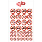 Sigara İçilmez Sticker Seti