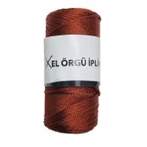 Şık Polyester Makrome El Örgü İpi 200 gr PLY200 19 Taba