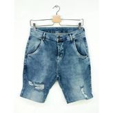 Siksilk Distressed Erkek Kot Şort Mavi
