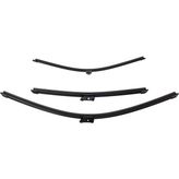 Silbak Audi A1 Tek Kapı 2011-2014 Ön Arka Cam Silecek Silgi Takımı Set - Siyah
