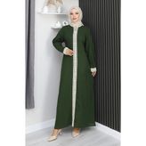 Şile Bezi Elbise 3840-03 Haki - 2XL