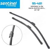 Sılecek Muz Orjınal Sentınel 95-481 Duster 2017-> 24"+18" 2Ön