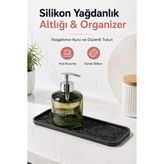 Silikon Damlalık Tepsi – Kaydırmaz Düzenleyici Mat