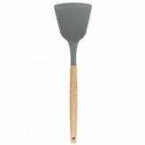 Silikon Servis Spatulası Ahşap Sap ( Asp-12)