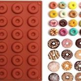 Silikon Yuvarlak Çember Donut Pasta Kek Kalıbı