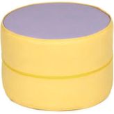 Silindir Puf Suni Deri 25 cm (Ç: 40) - Yeşil