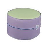 Silindir Puf Suni Deri 32 Cm