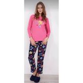 Silk & Blue Kadın Polar Pijama Takımı