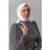 SİLK HOME DÜZ TWILL EŞARP - Beyaz