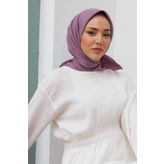 SİLK HOME DÜZ TWILL EŞARP - Lila