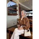 Silk Home Soft Eşarp Fleur Haki