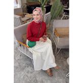 Silk Home Soft Eşarp Flower Pembe