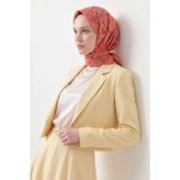 Silk Home Soft Eşarp Geometrik Turuncu