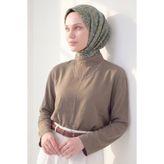 Silk Home Soft Eşarp Soyut Yeşil