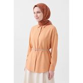 Silk Home Soft Eşarp Vintage Flow Koyu Turuncu