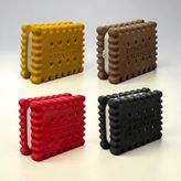 Silka Coloria 3D Bisküvi Silgi 4 Adet