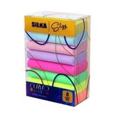 Silka Curved Rainbow 8'li Silgi